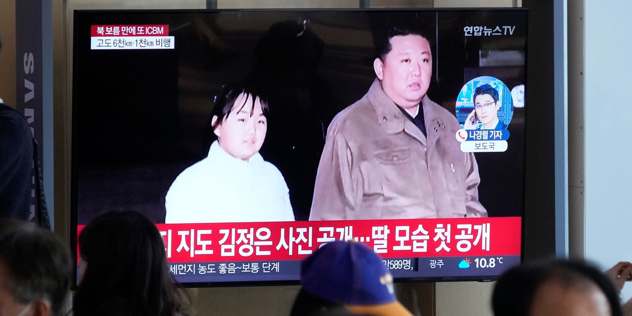 north-korea’s-kim-jong-un-puts-daughter-on-view-at-icbm-launch