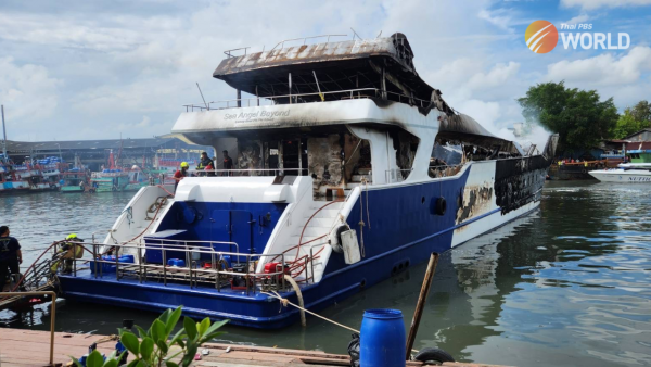 cruise-ship-catches-fire-in-phuket,-no-injuries