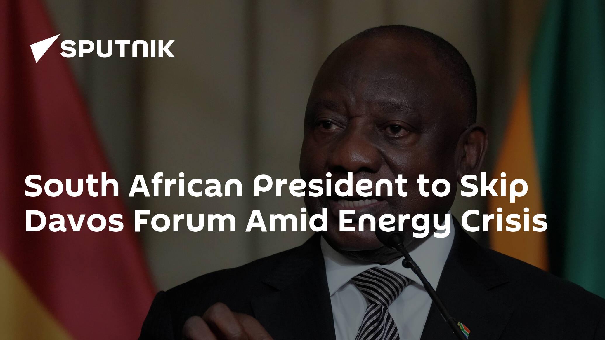 south-african-president-to-skip-davos-forum-amid-energy-crisis