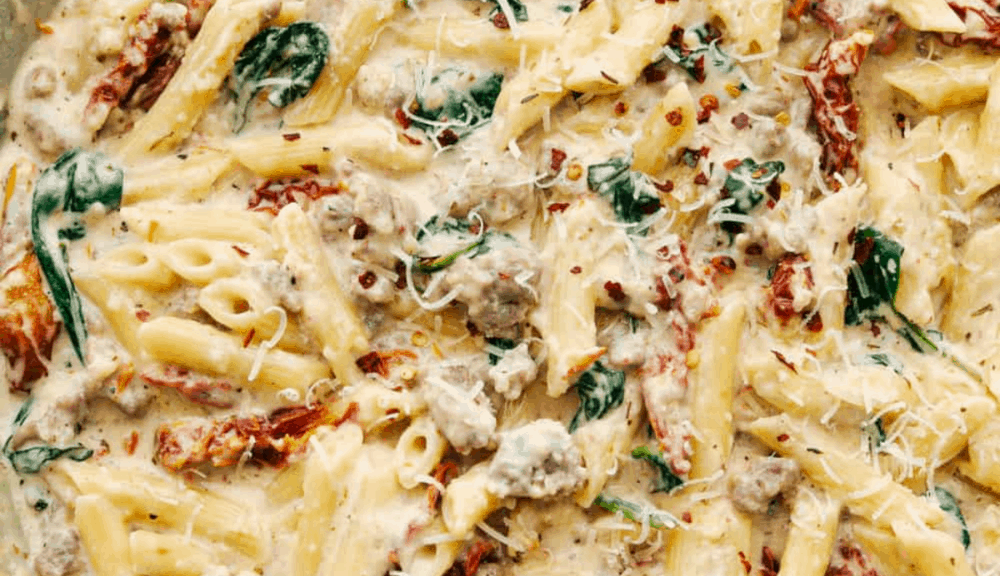 creamy-tuscan-sausage-pasta-–-the-recipe-critic